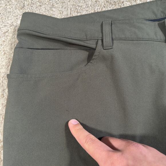 Lululemon ABC Pant Classic Green Men's 38x30 Warpstreme M5583S - Picture 3 of 10